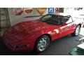 1992 Bright Red Chevrolet Corvette Convertible  photo #8
