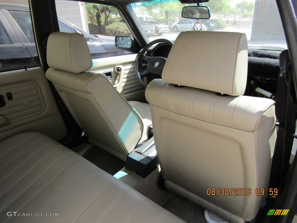 Beige Interior 1986 BMW 3 Series 325e Sedan Photo #138668625
