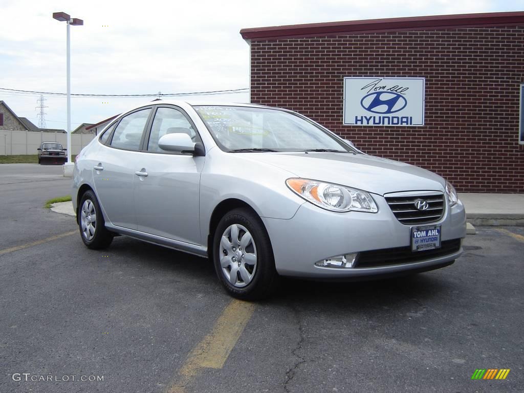 2009 Elantra GLS Sedan - Quicksilver / Gray photo #1