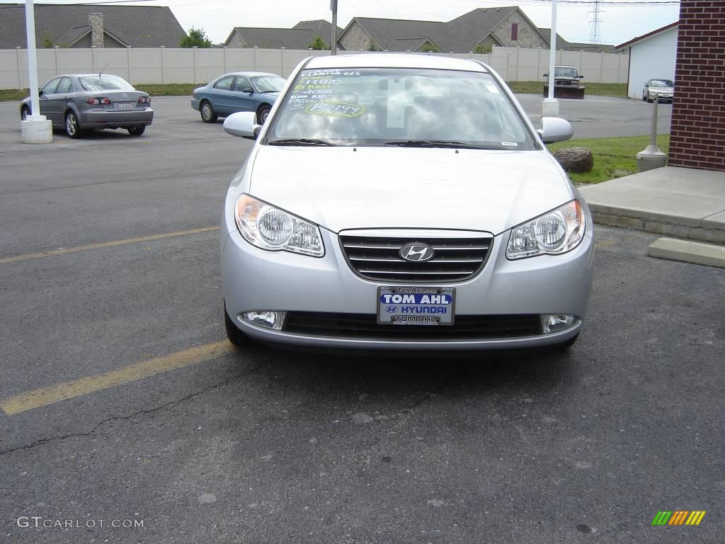 2009 Elantra GLS Sedan - Quicksilver / Gray photo #2