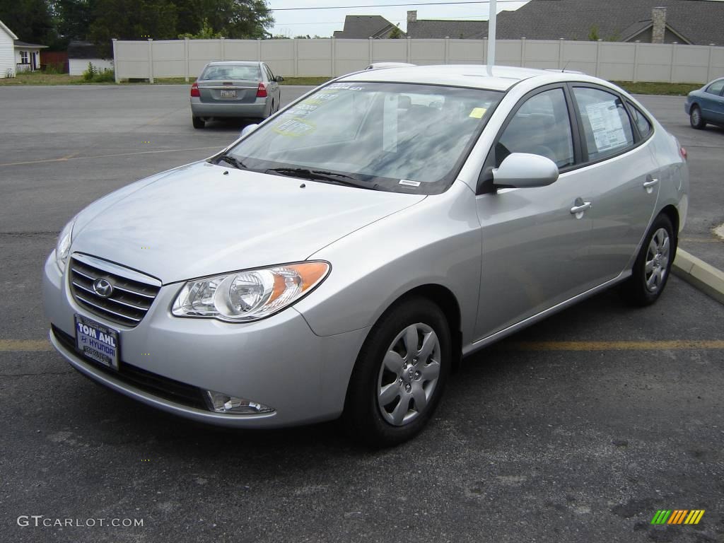 2009 Elantra GLS Sedan - Quicksilver / Gray photo #3