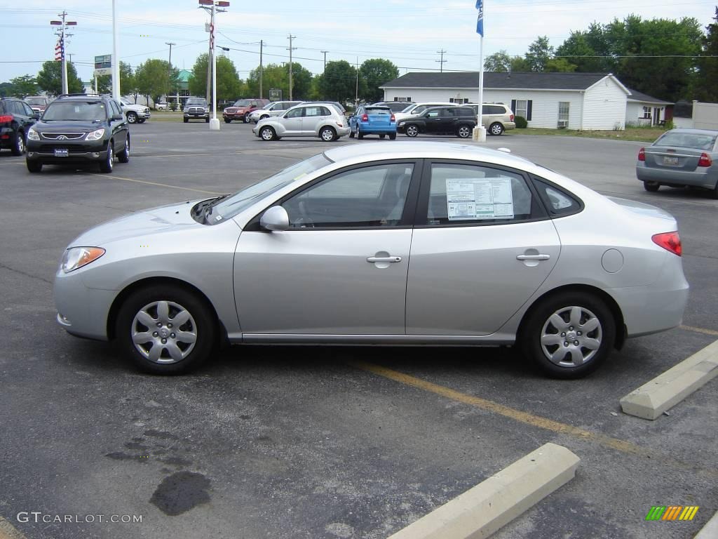 2009 Elantra GLS Sedan - Quicksilver / Gray photo #4