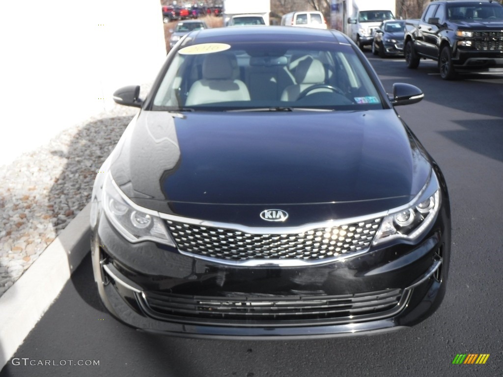 2016 Optima EX - Ebony Black / Beige photo #5