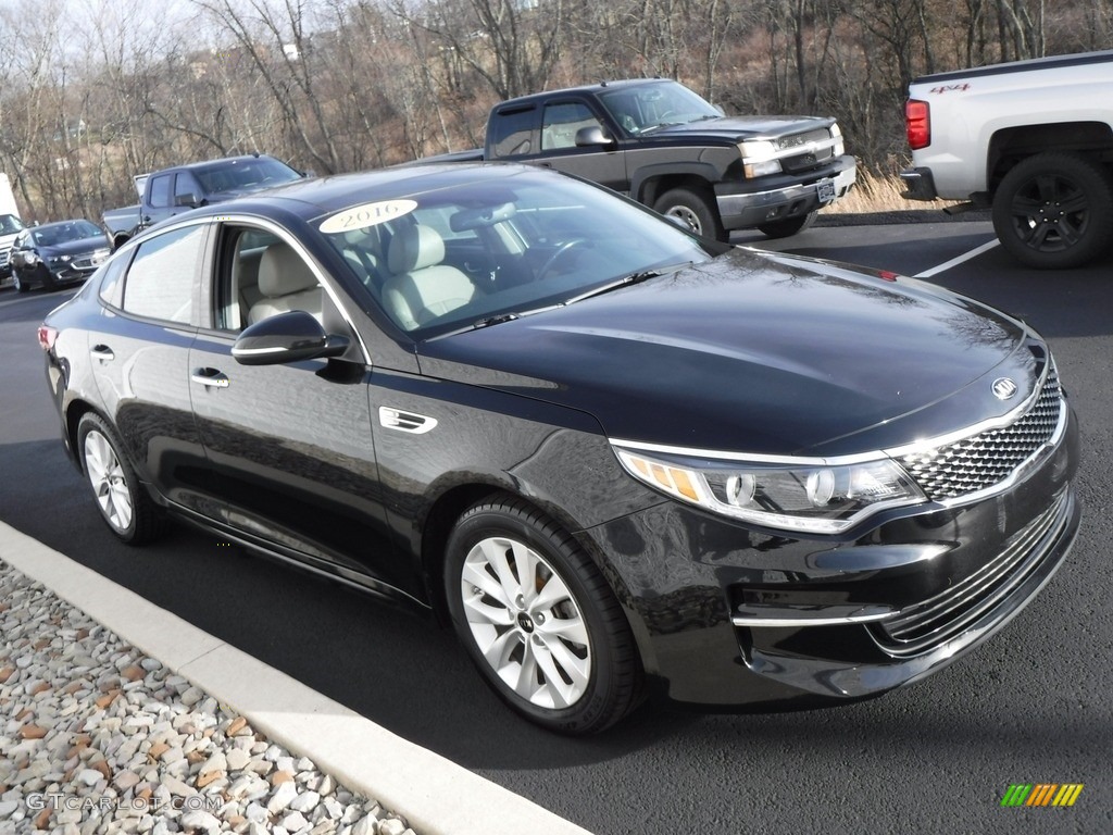 Ebony Black 2016 Kia Optima EX Exterior Photo #138669831