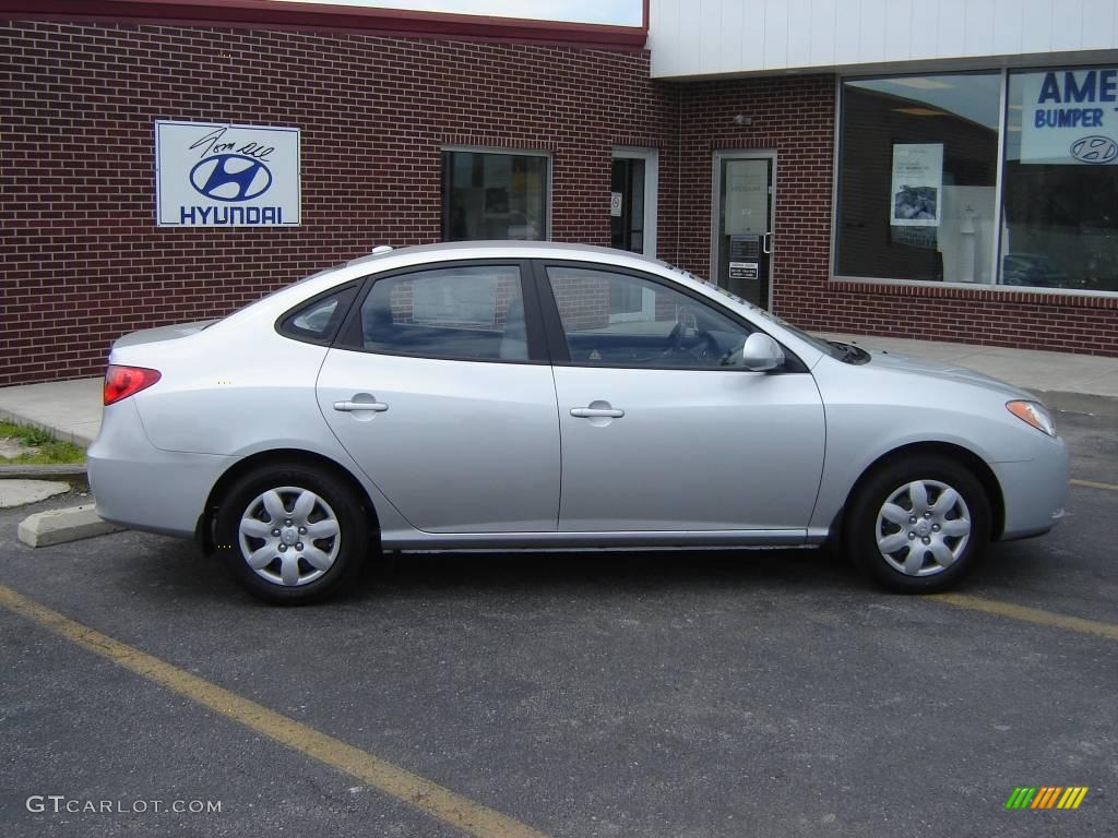 2009 Elantra GLS Sedan - Quicksilver / Gray photo #8