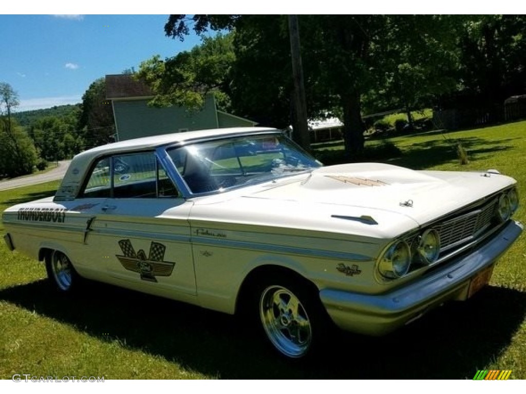 White 1964 Ford Fairlane 500 Thunderbolt Clone Exterior Photo #138670470