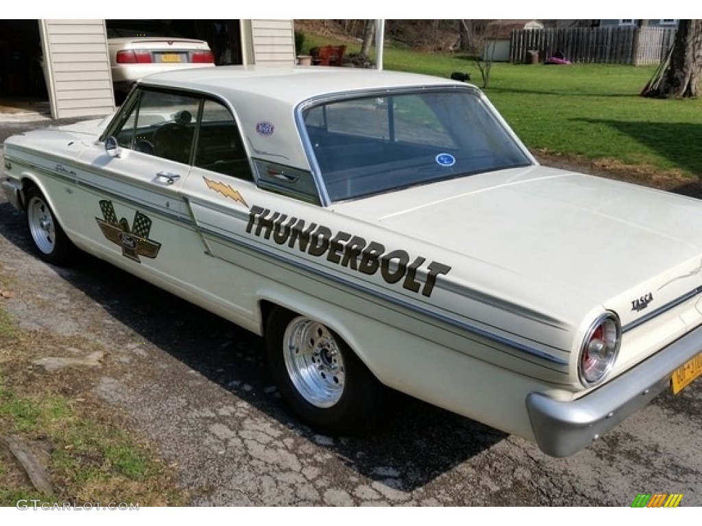 White 1964 Ford Fairlane 500 Thunderbolt Clone Exterior Photo #138670512