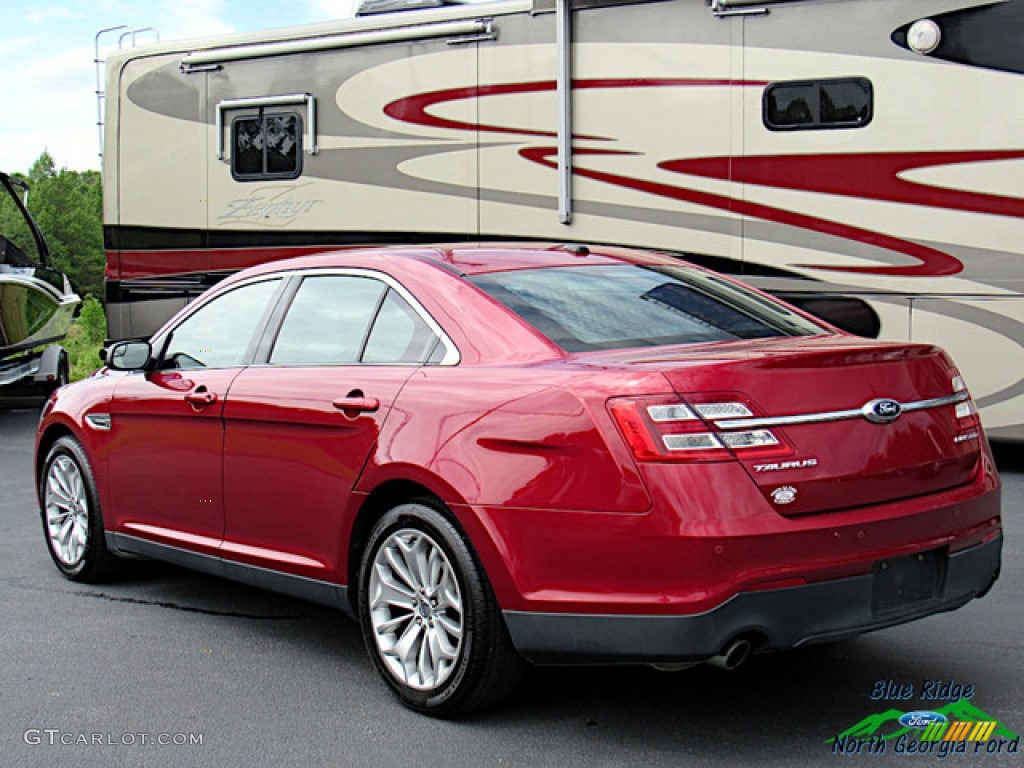 2013 Taurus Limited - Ruby Red Metallic / Charcoal Black photo #3