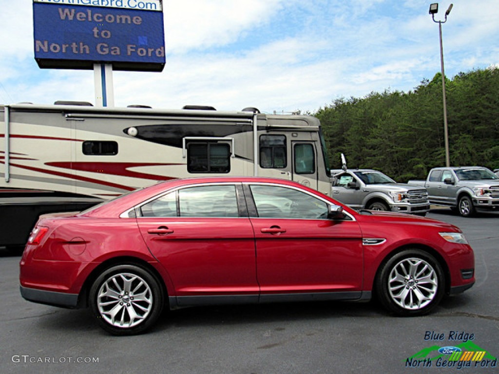 2013 Taurus Limited - Ruby Red Metallic / Charcoal Black photo #6