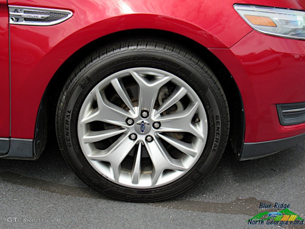 2013 Taurus Limited - Ruby Red Metallic / Charcoal Black photo #9