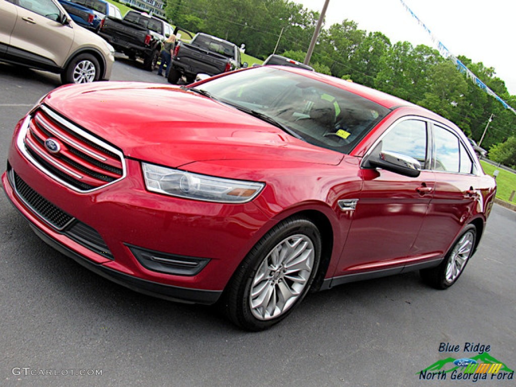 2013 Taurus Limited - Ruby Red Metallic / Charcoal Black photo #27