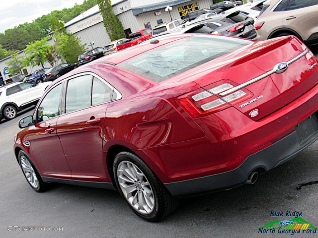 2013 Taurus Limited - Ruby Red Metallic / Charcoal Black photo #30