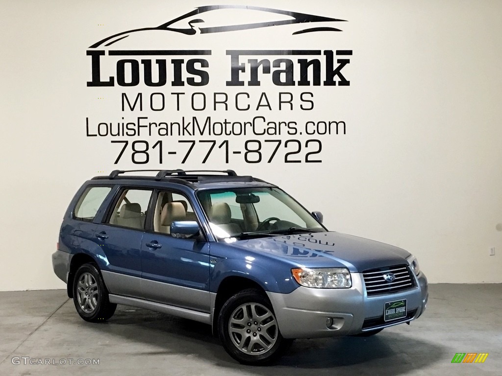 2008 Forester 2.5 X L.L.Bean Edition - Newport Blue Pearl / Desert Beige photo #123