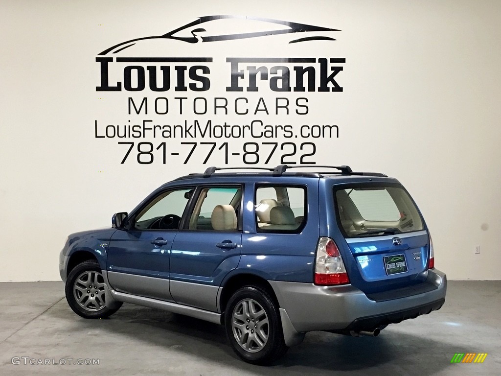 2008 Forester 2.5 X L.L.Bean Edition - Newport Blue Pearl / Desert Beige photo #124