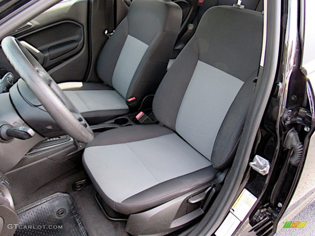 Charcoal Black Interior 2015 Ford Fiesta S Hatchback Photo #138671943