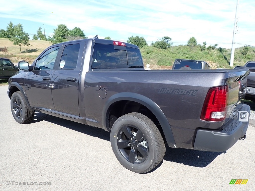 2020 1500 Classic Warlock Quad Cab 4x4 - Granite Crystal Metallic / Black/Diesel Gray photo #7