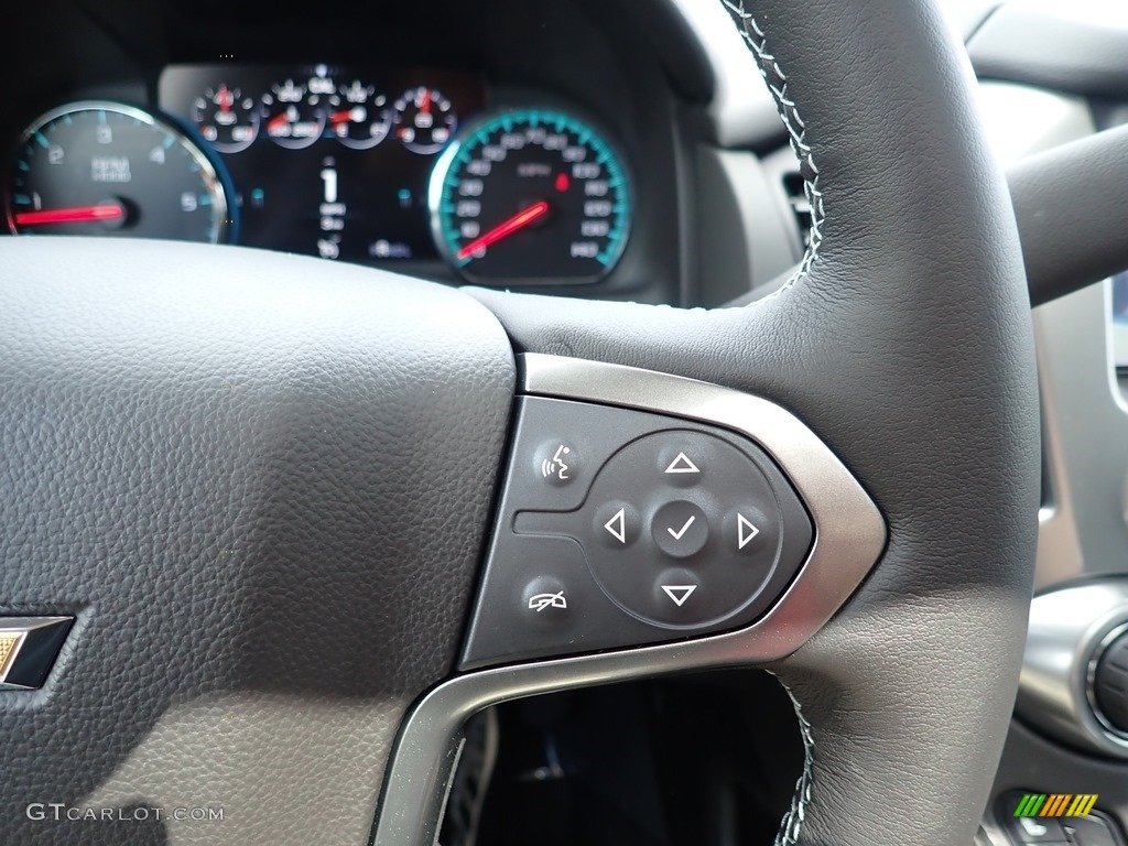 2020 Chevrolet Tahoe Premier 4WD Jet Black Steering Wheel Photo #138672678