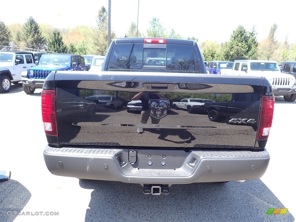 2020 1500 Classic Warlock Quad Cab 4x4 - Diamond Black Crystal Pearl / Black/Diesel Gray photo #4