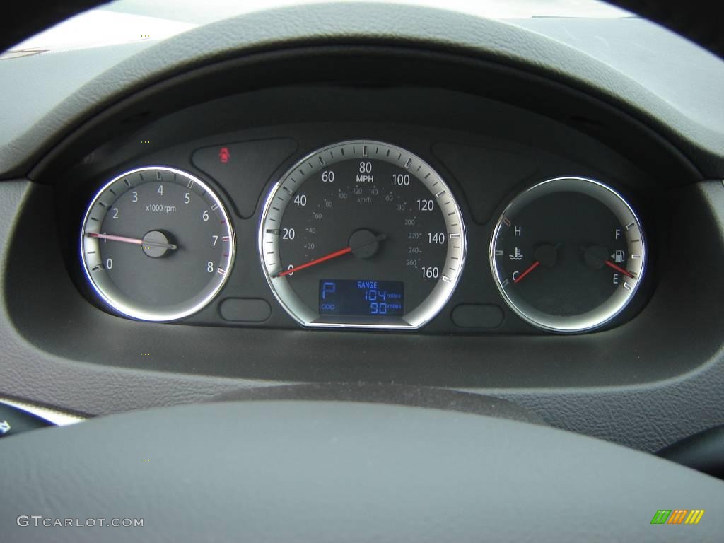 2009 Sonata SE V6 - Dark Cherry Red / Gray photo #15