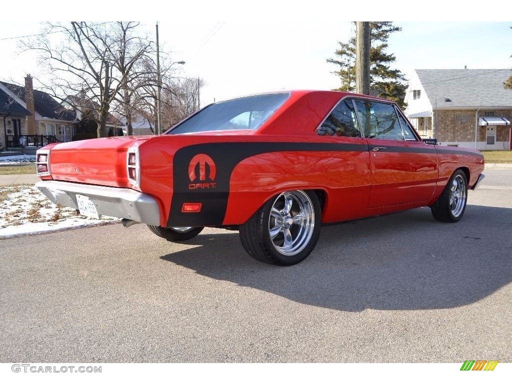 1969 Dart Custom Hardtop - Viper Red / Black photo #3