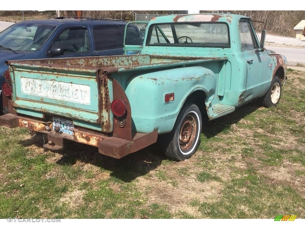 1968 C/K C10 Standard Regular Cab - Grecian Green / Black photo #3