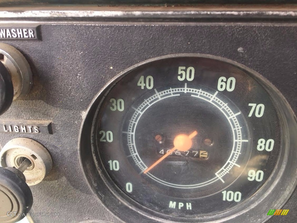 1968 Chevrolet C/K C10 Standard Regular Cab Gauges Photo #138674223