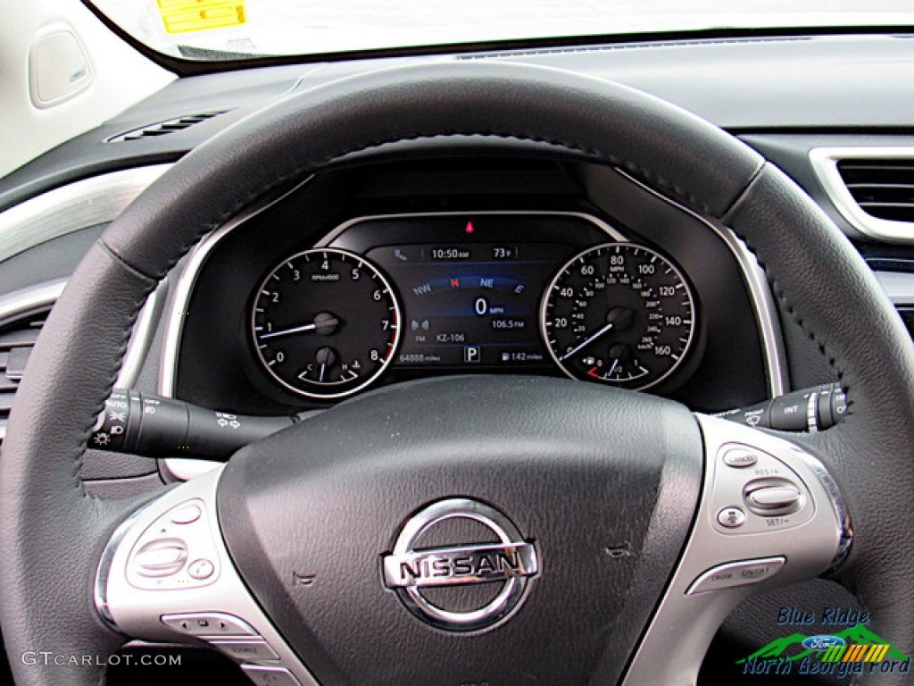 2016 Nissan Murano Platinum Graphite Steering Wheel Photo #138674436