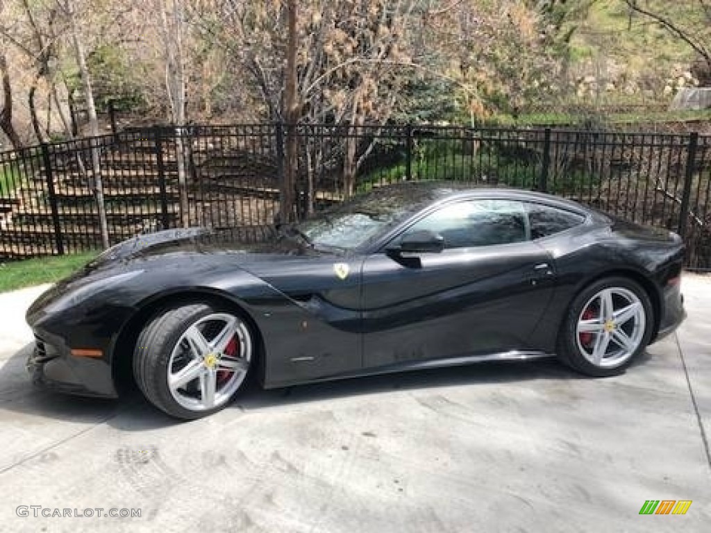 Nero Daytona Metallic 2014 Ferrari F12berlinetta Standard F12berlinetta Model Exterior Photo #138675603