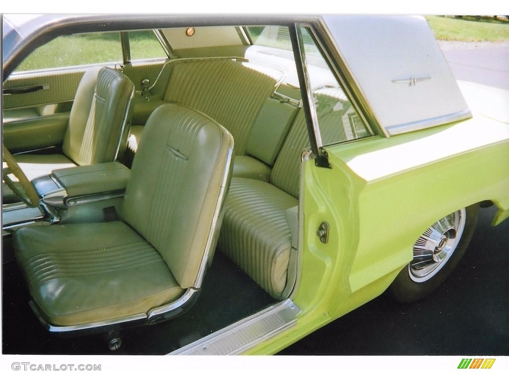 Soft Green Interior 1964 Ford Thunderbird Coupe Photo #138675960