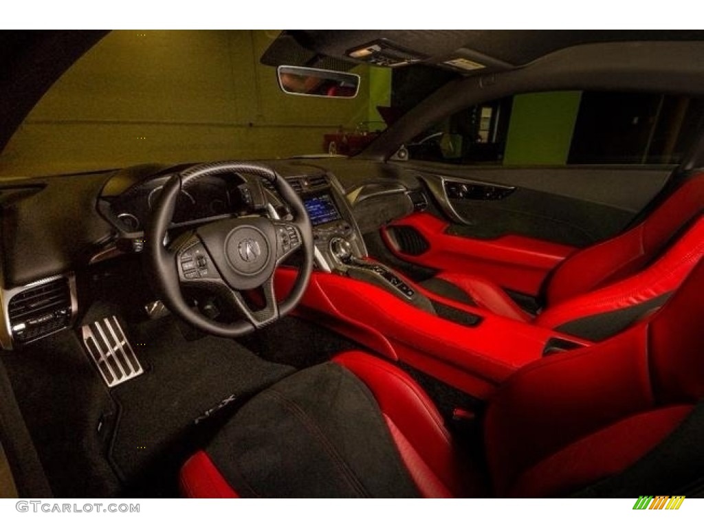 Red Interior 2017 Acura NSX Standard NSX Model Photo #138677430