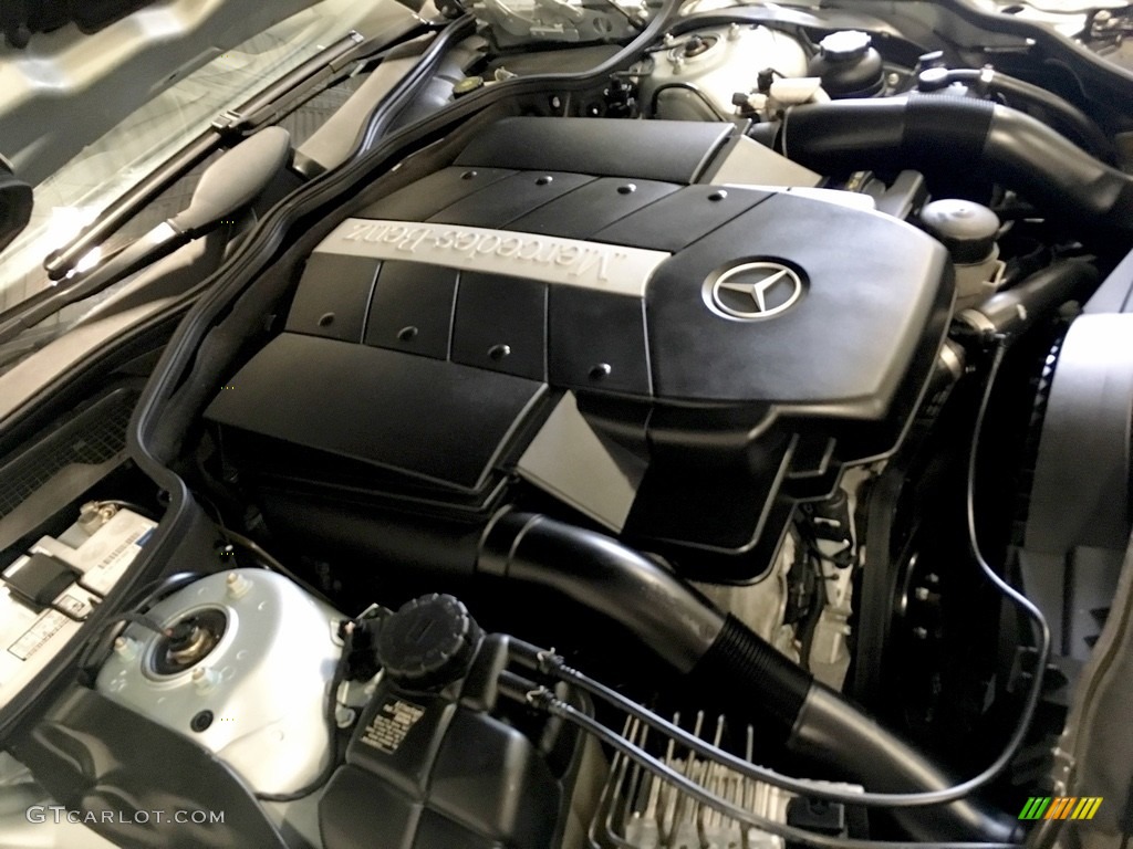 2003 SL 500 Roadster - Diamond Silver Metallic / Charcoal photo #102