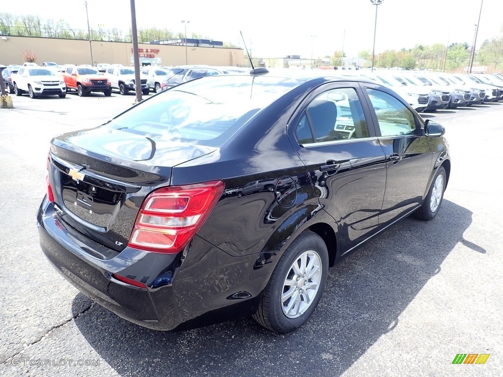 2020 Sonic LT Sedan - Mosaic Black Metallic / Jet Black/Dark Titanium photo #6