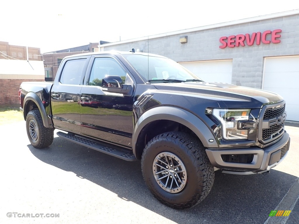 2019 F150 SVT Raptor SuperCrew 4x4 - Agate Black / Raptor Black photo #8