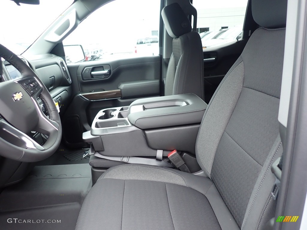 Jet Black Interior 2020 Chevrolet Silverado 1500 LT Double Cab 4x4 Photo #138681408