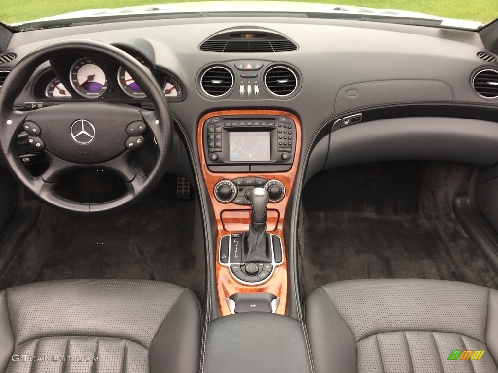 2004 SL 55 AMG Roadster - Brilliant Silver Metallic / Charcoal photo #10