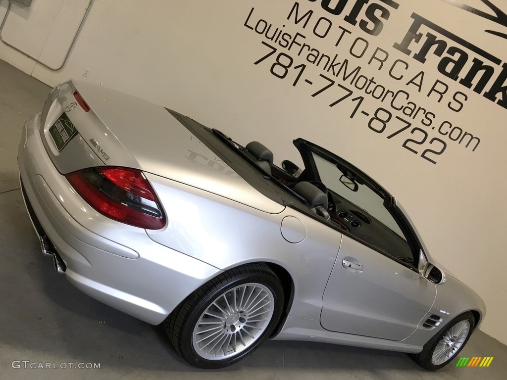 2004 SL 55 AMG Roadster - Brilliant Silver Metallic / Charcoal photo #19