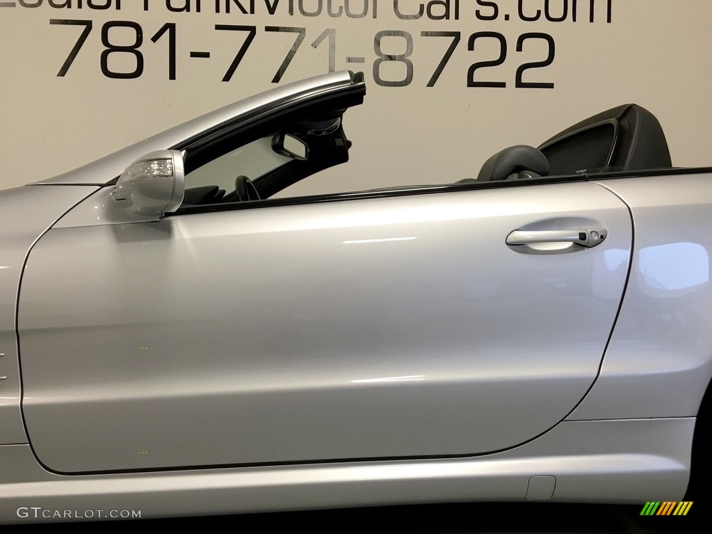 2004 SL 55 AMG Roadster - Brilliant Silver Metallic / Charcoal photo #32