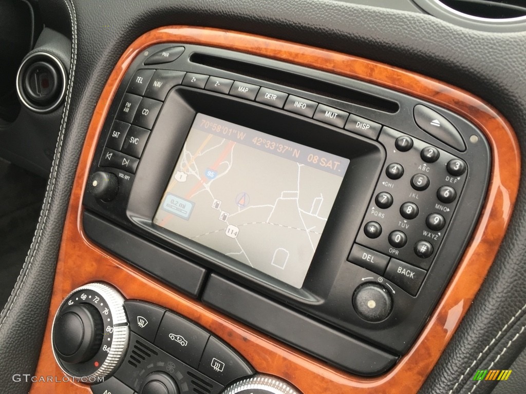 2004 SL 55 AMG Roadster - Brilliant Silver Metallic / Charcoal photo #54