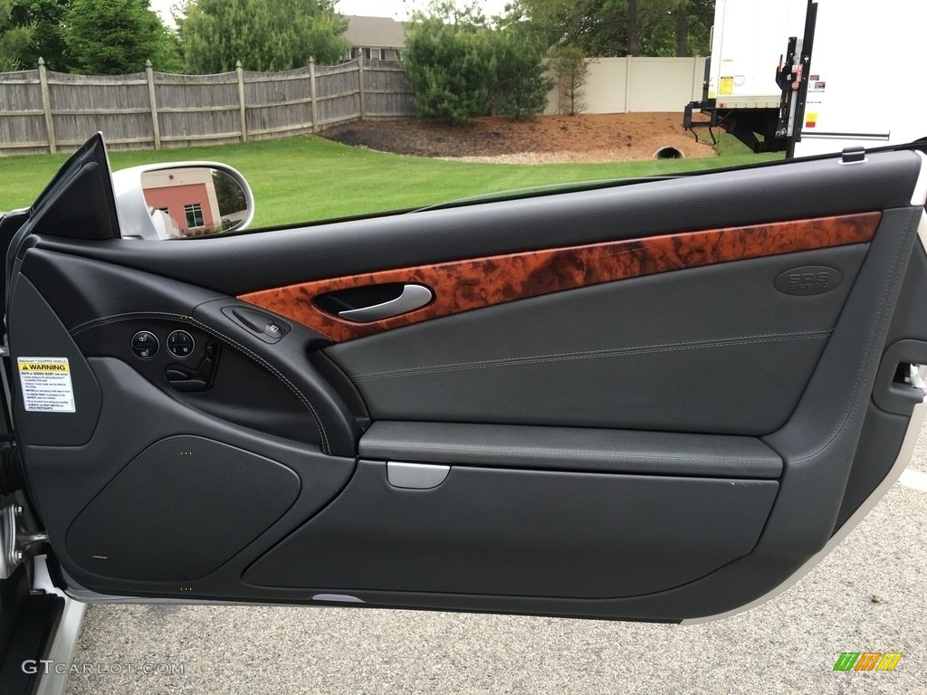 2004 Mercedes-Benz SL 55 AMG Roadster Charcoal Door Panel Photo #138683121