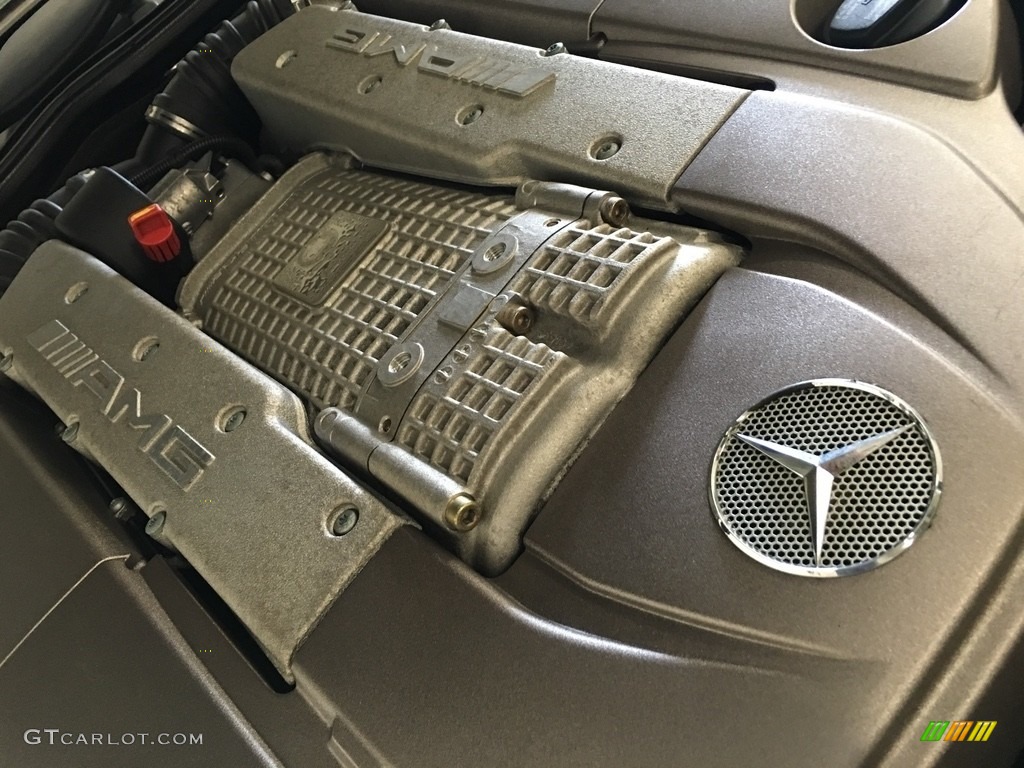 2004 SL 55 AMG Roadster - Brilliant Silver Metallic / Charcoal photo #120