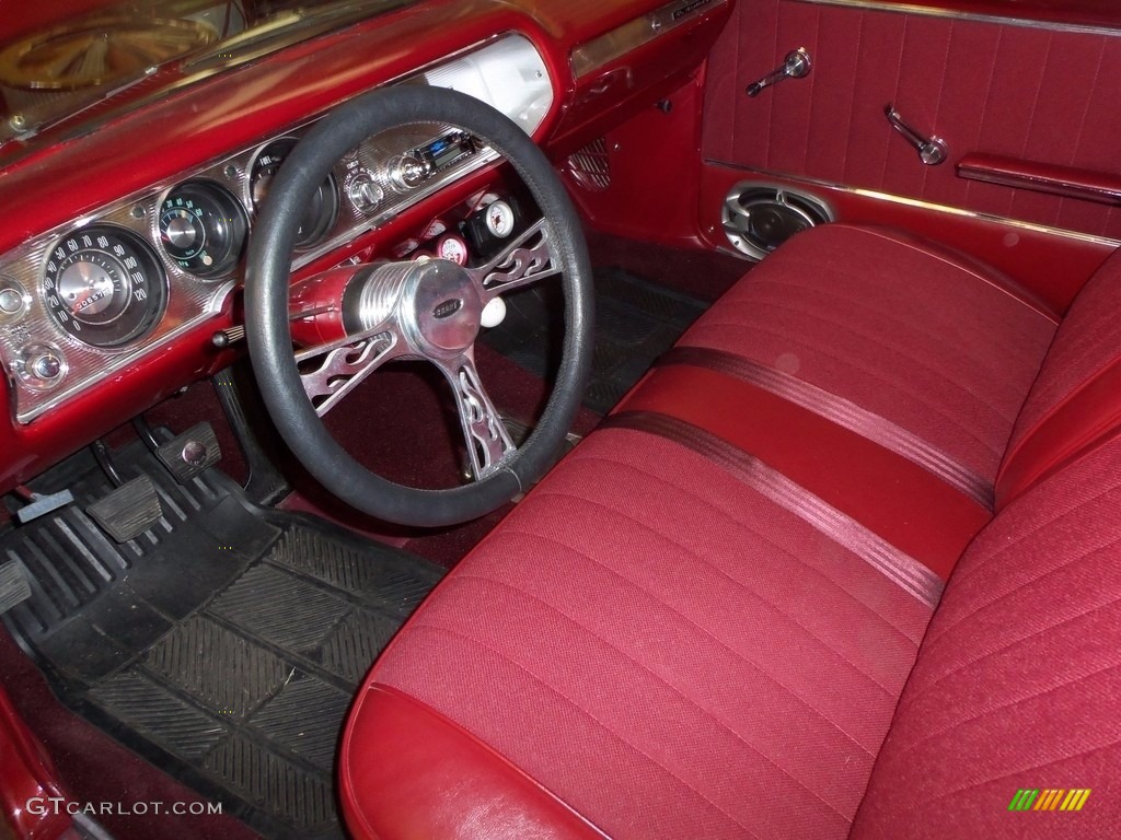Red Interior 1964 Chevrolet El Camino Standard El Camino Model Photo #138684858
