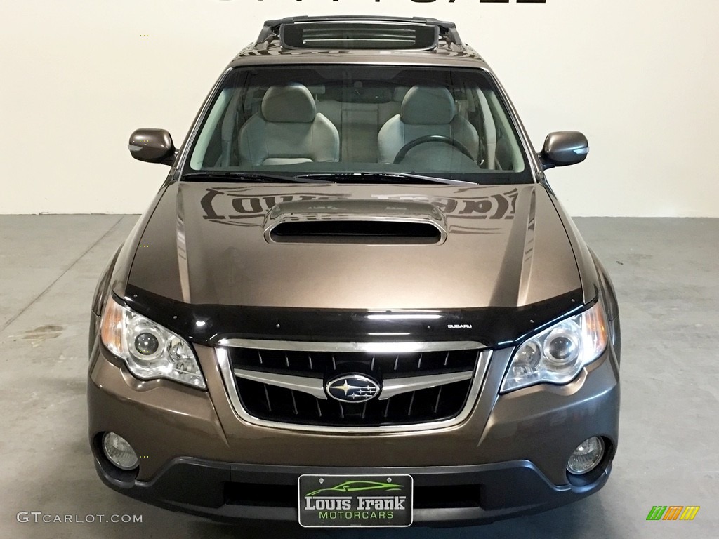 2009 Outback 2.5XT Limited Wagon - Deep Bronze Metallic / Warm Ivory photo #7