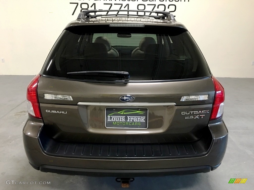 2009 Outback 2.5XT Limited Wagon - Deep Bronze Metallic / Warm Ivory photo #8