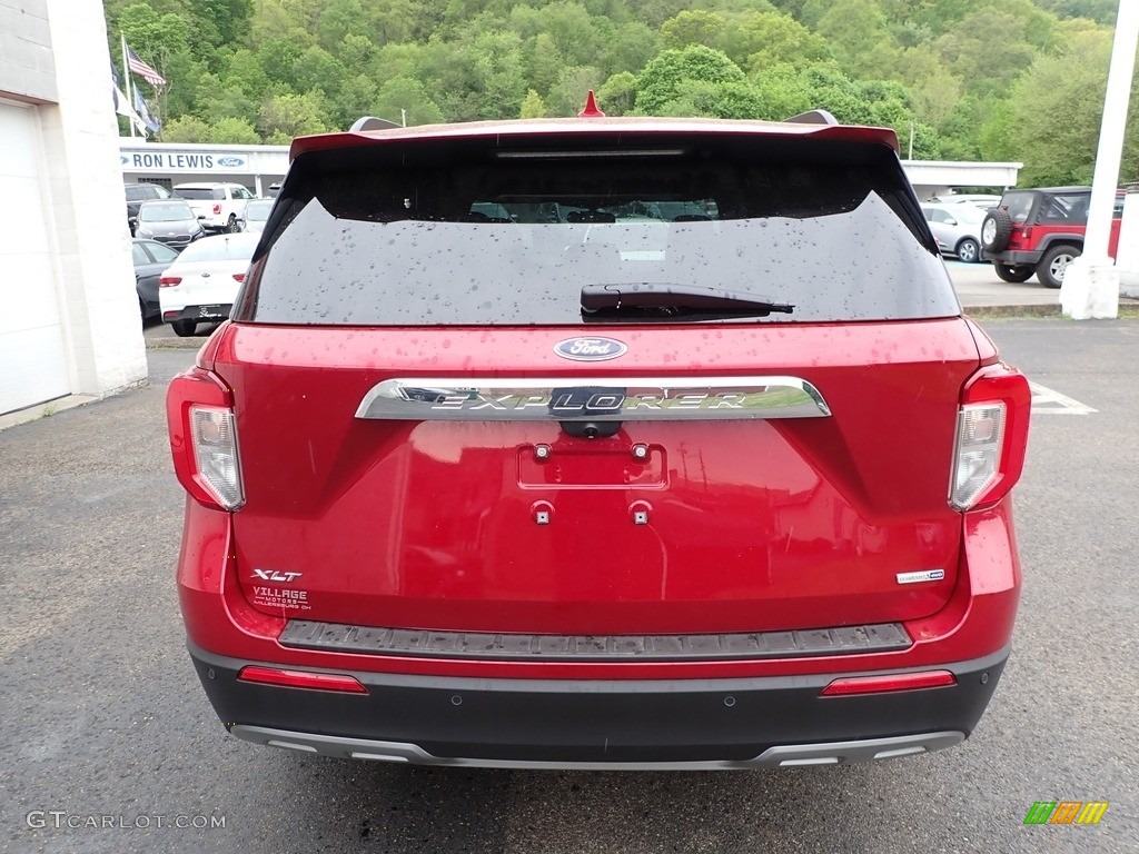 2020 Explorer XLT 4WD - Rapid Red Metallic / Ebony photo #3