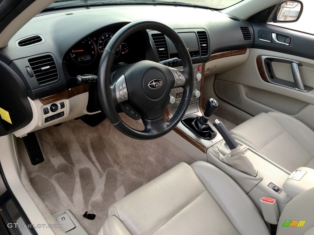 Warm Ivory Interior 2009 Subaru Outback 2.5XT Limited Wagon Photo #138685104