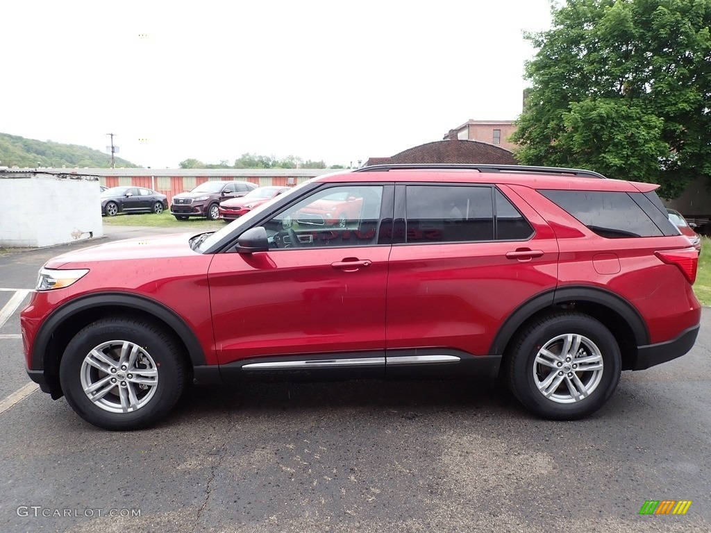 2020 Explorer XLT 4WD - Rapid Red Metallic / Ebony photo #6