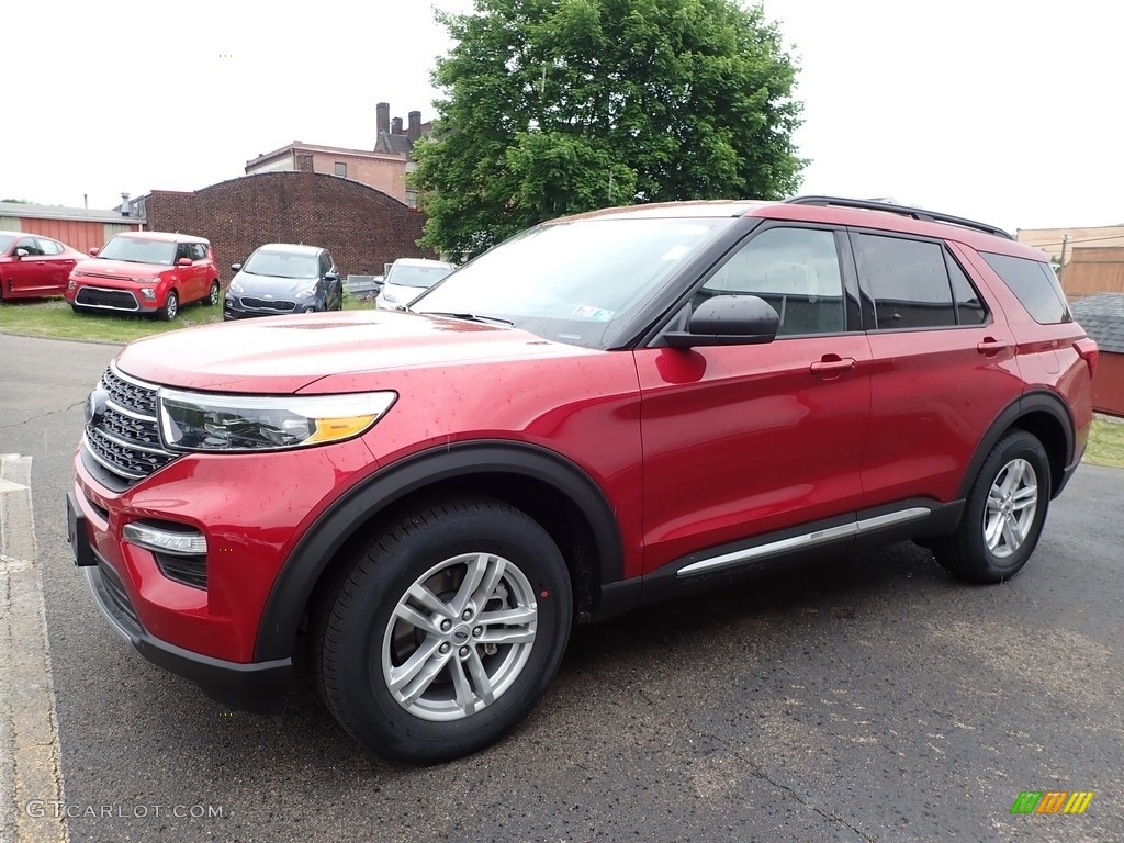 2020 Explorer XLT 4WD - Rapid Red Metallic / Ebony photo #7