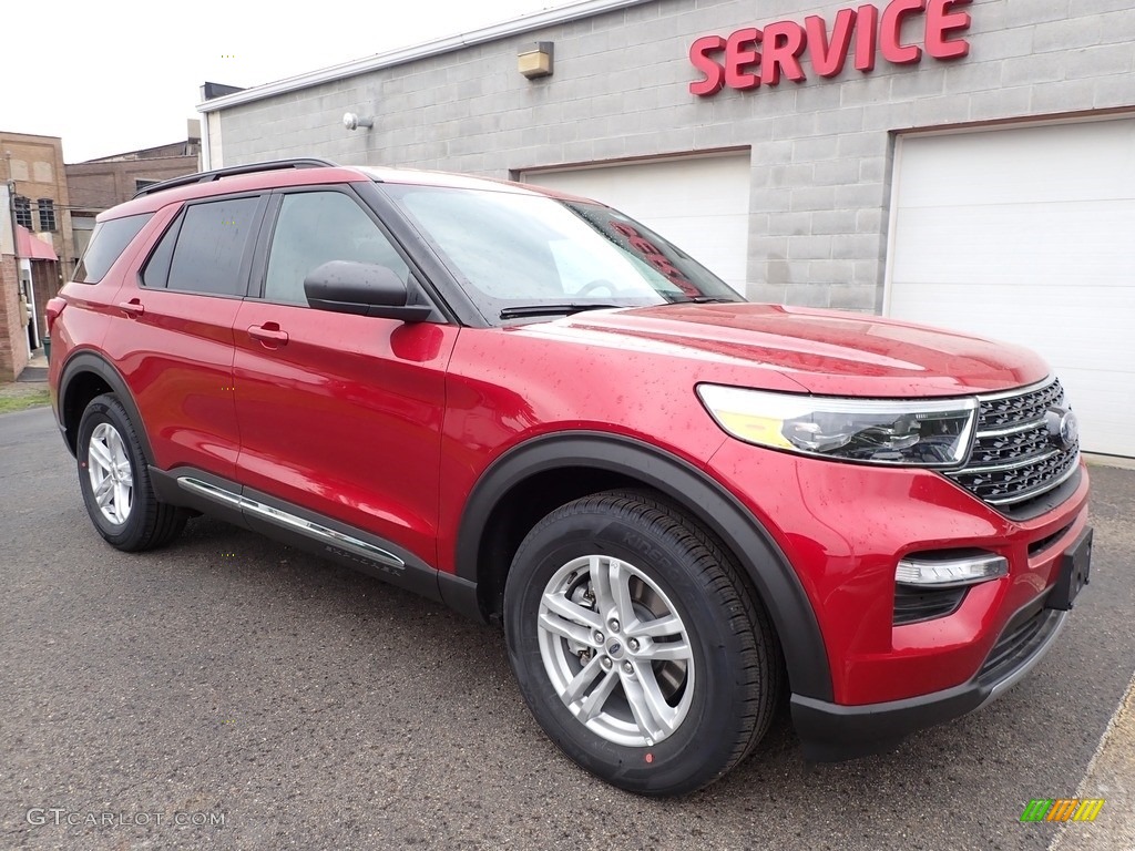 2020 Explorer XLT 4WD - Rapid Red Metallic / Ebony photo #9