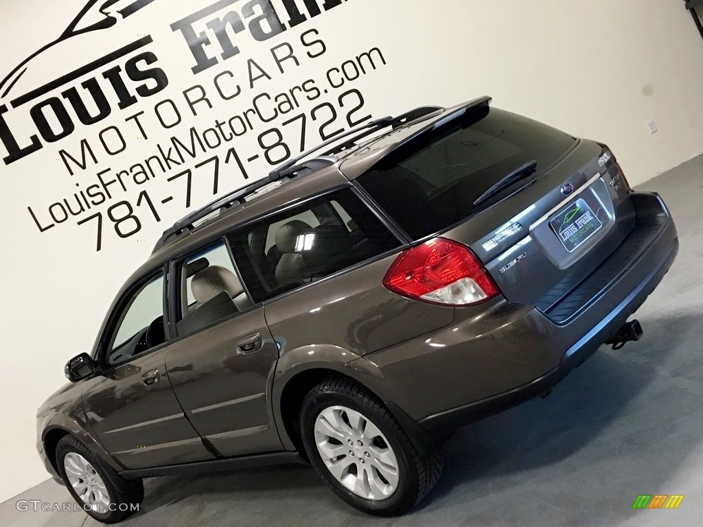 2009 Outback 2.5XT Limited Wagon - Deep Bronze Metallic / Warm Ivory photo #18
