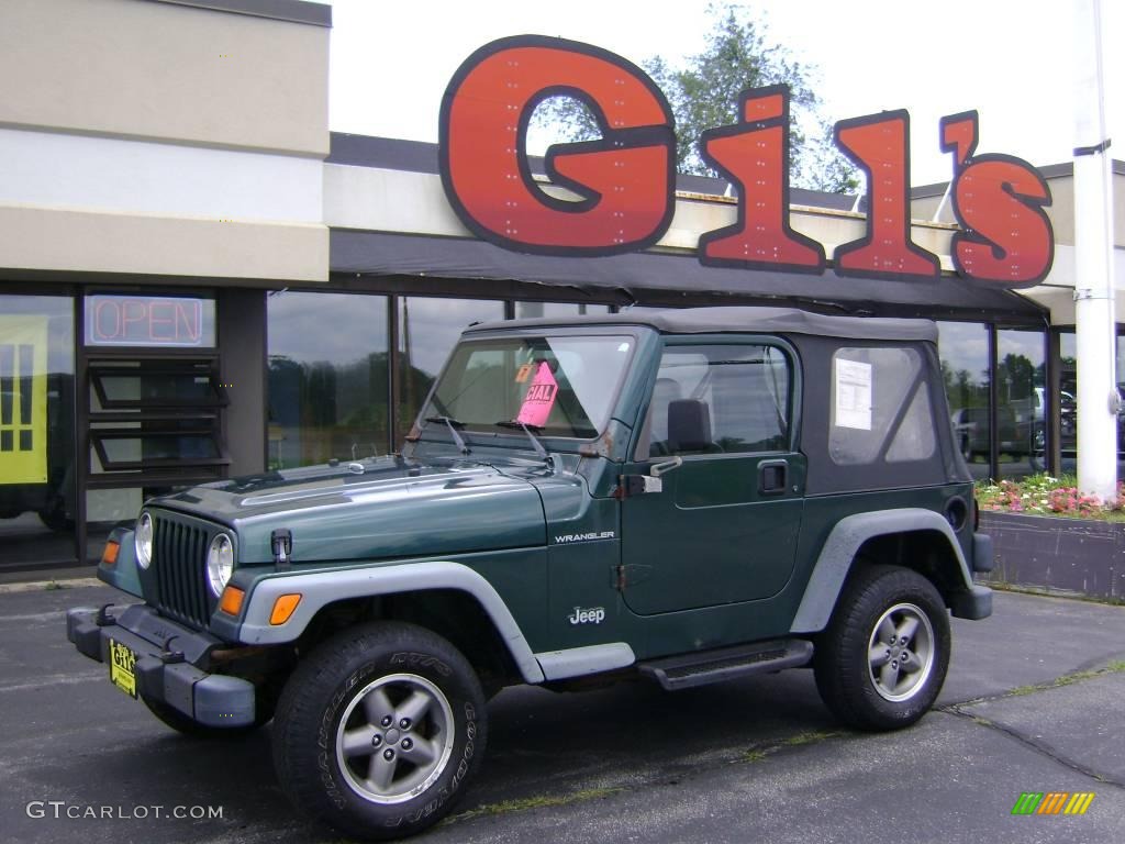 Forest Green Pearlcoat Jeep Wrangler